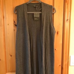 Long Sleeveless Cardigan